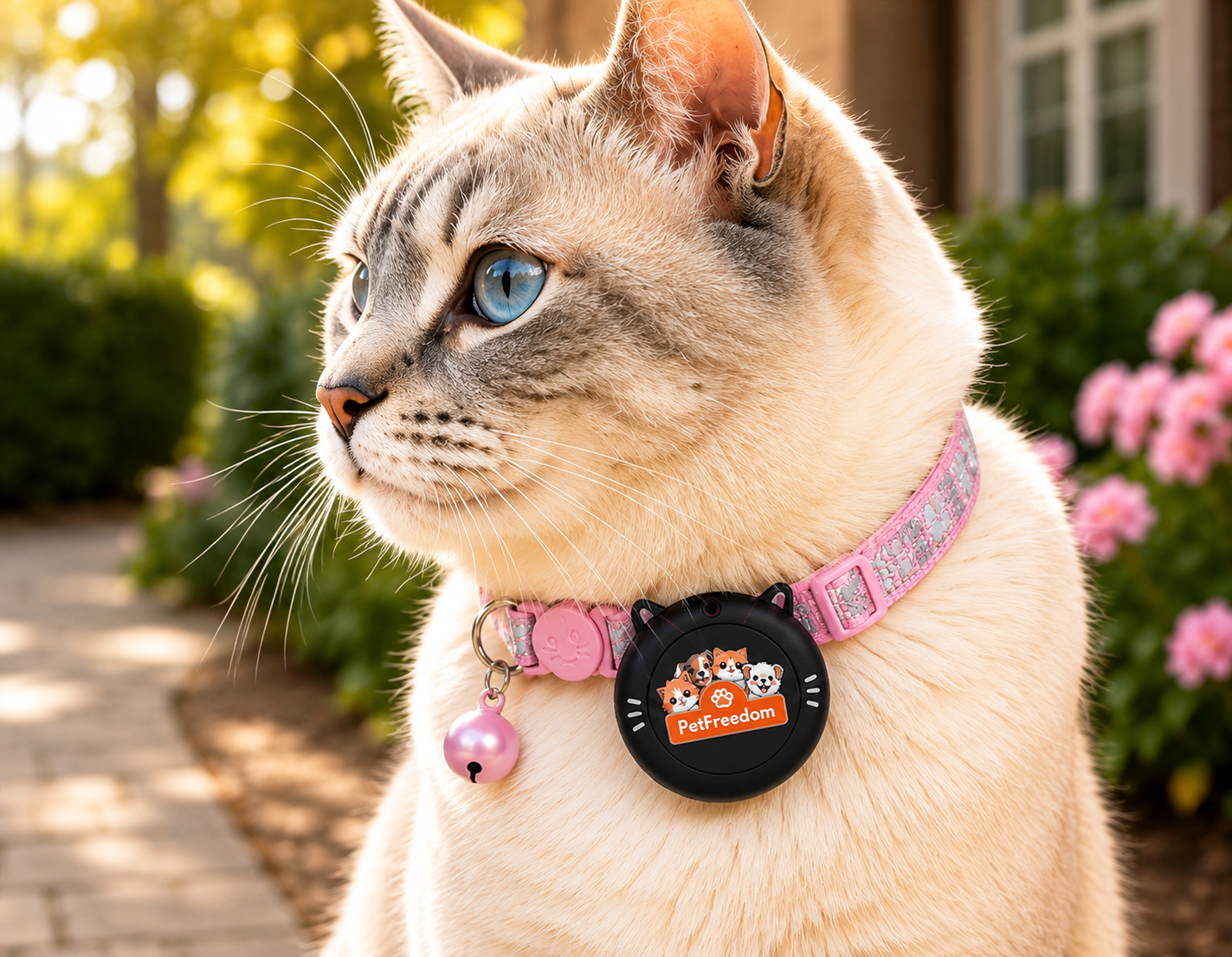PetFreedom™ Cat Tracker 1.0 Includes Tracker And Collar IOS And Android Compatible