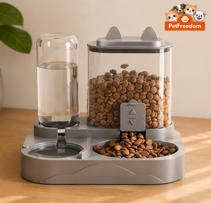 PetFreedom™ 2-in-1 Auto Cat Feeder & Water Dispenser