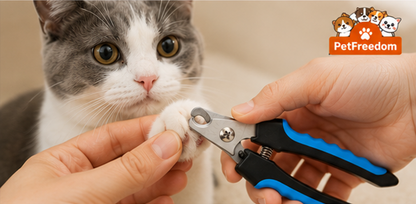 PetFreedom™ Professional Pet Nail Clippers – Dog & Cat | Includes PDF Grooming Guide