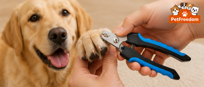 PetFreedom™ Professional Pet Nail Clippers – Dog & Cat | Includes PDF Grooming Guide