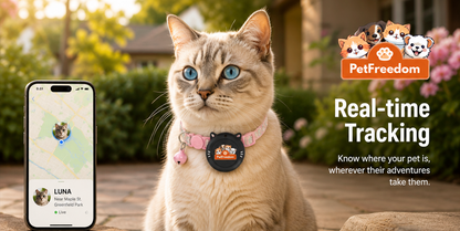 PetFreedom™ Cat Tracker 1.0 Includes Tracker And Collar IOS And Android Compatible