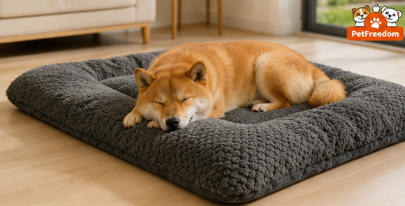 PetFreedom™ Plush Dog Crate Pad & Bed