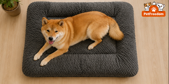PetFreedom™ Plush Dog Crate Pad & Bed